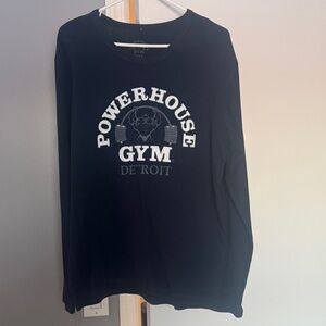 Vtg Powerhouse Gym Detroit Shirt Thermal